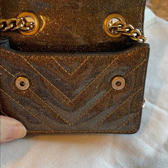 Kurt Geiger  London design , Sparkling Brown Clutch - Picture 5 of 12